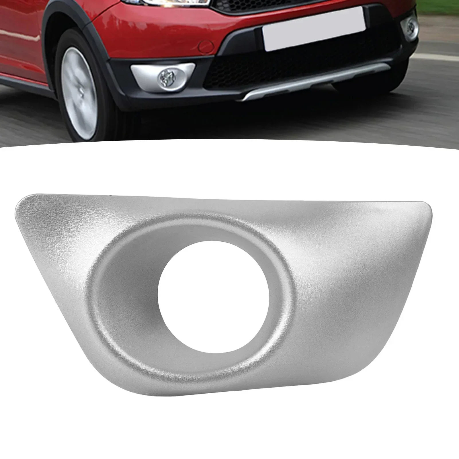 

Fog Light Cover ABS Fog Lamp Bezel Replacement OEM 261A34414R 261A26878R For Dacia Sandero Stepway MK2 2013-2016