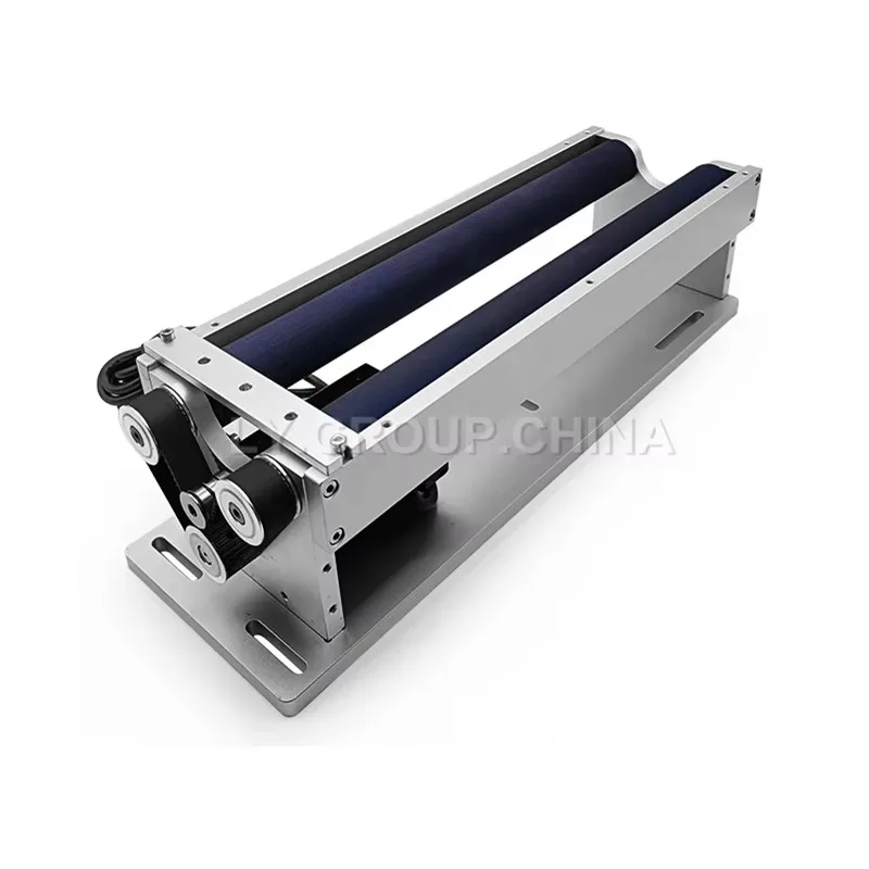 

LY Professional Rolling Roller Axis 230mm 400mm Length Equipment Parts for Fiber Engraving Marking Machine Use
