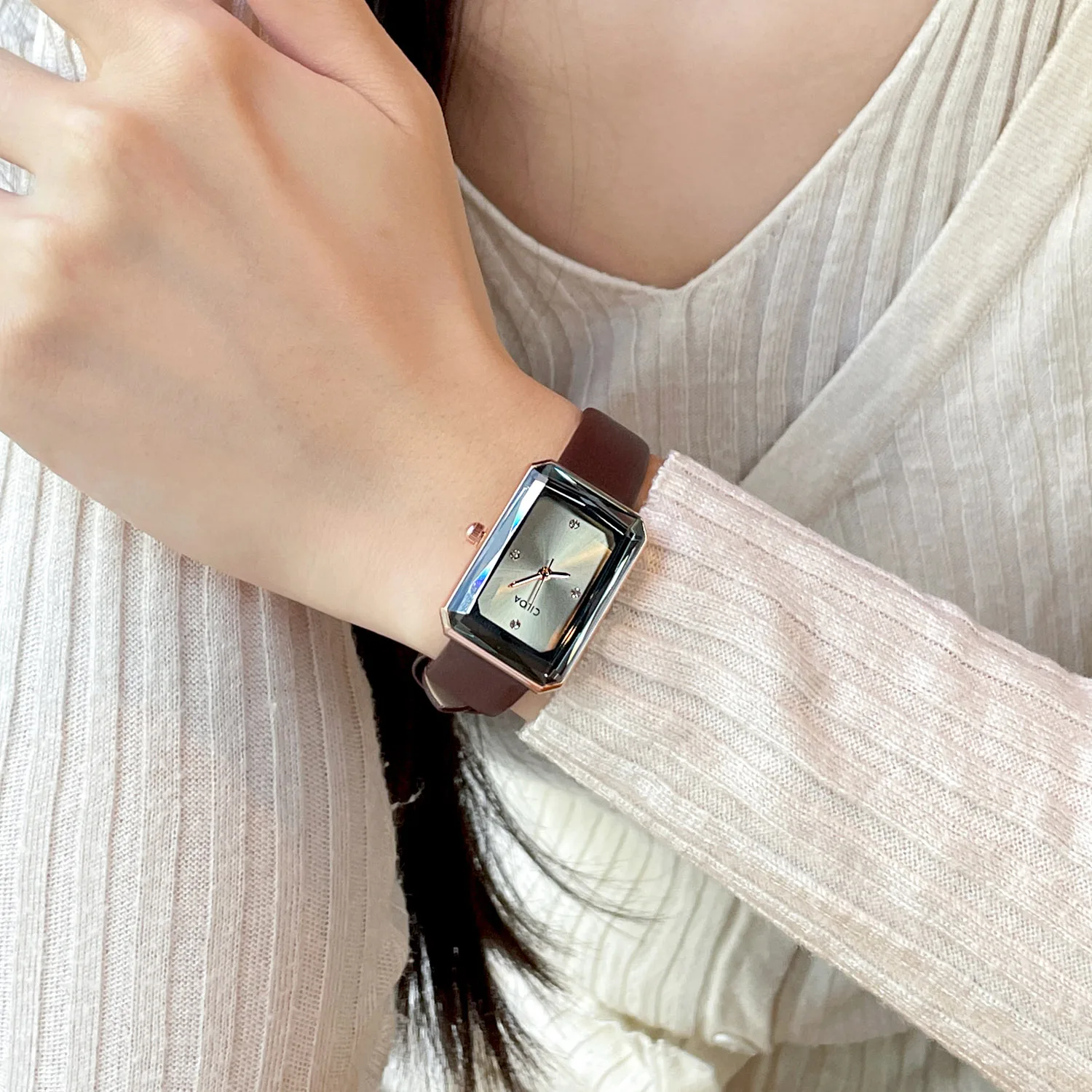 ساعة فنية ريترو للنساء، طراز عالي القيمة وأنيق، ساعة يد راقية من العلامة التجارية الجديدة لعام 2026، ساعات مميزة مختارة #4