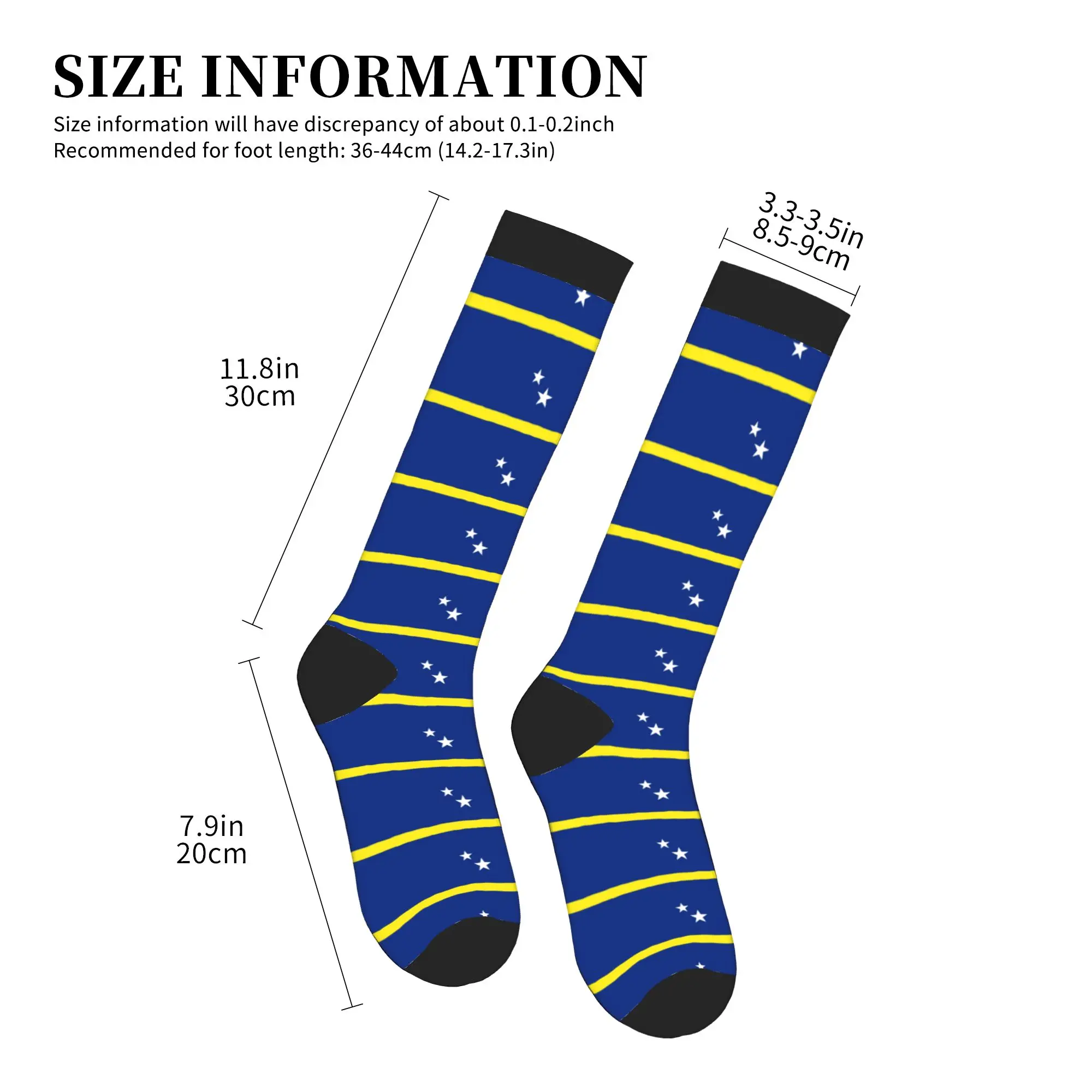 Curacao Flag Dress Socks Men Women Warm Fashion  Sports Compression Socks - view 4
