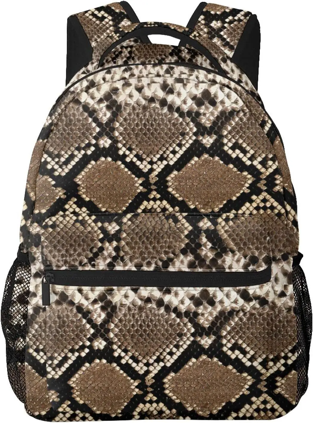 Snake Skin Backpack Snake Travel Bag Animal Lightweight Daypack Bag Laptop Tablet Bag