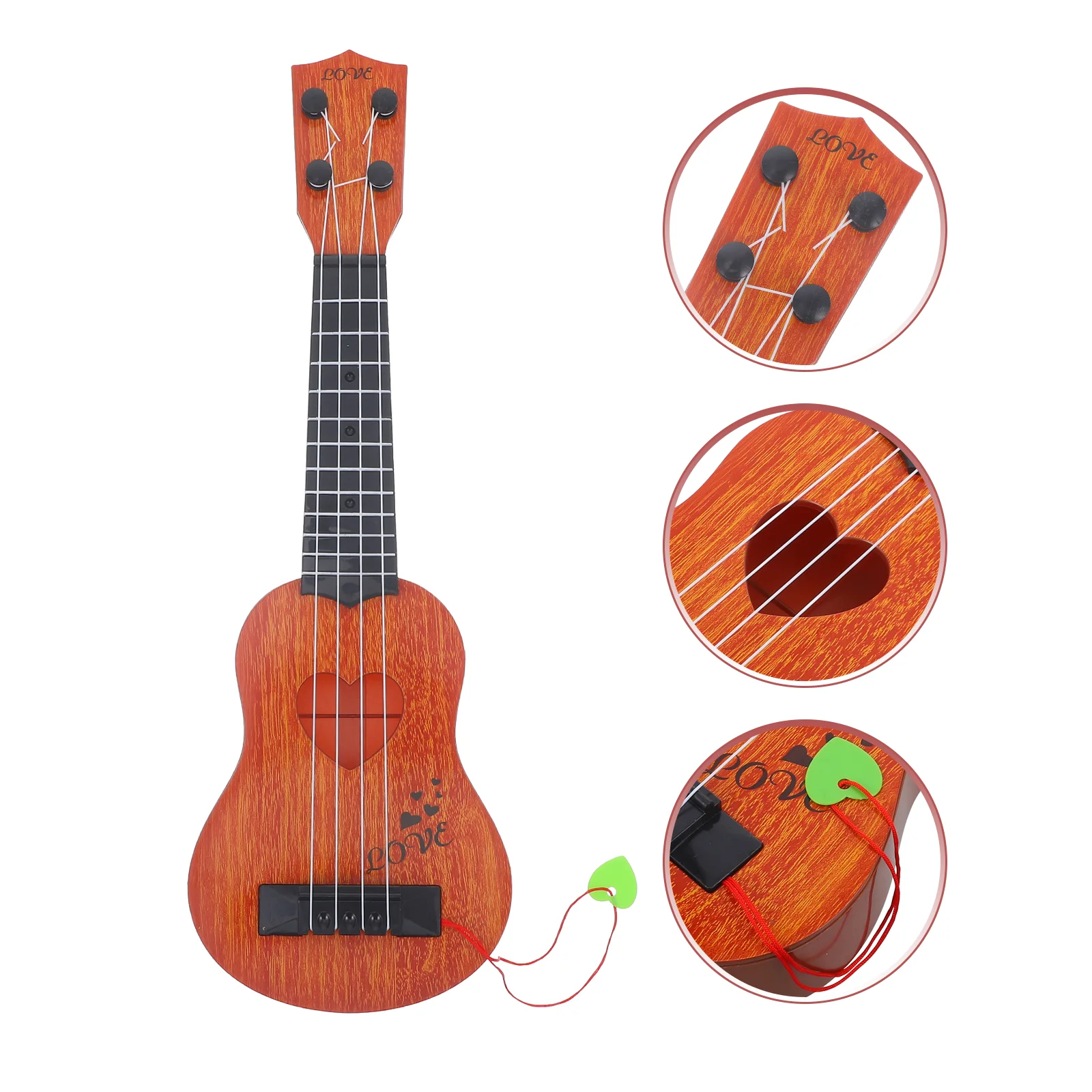 Iniciante ukulele guitarra de madeira ukulele instrumento musical clássico crianças brinquedo presente crianças guitarra ukuleles para crianças