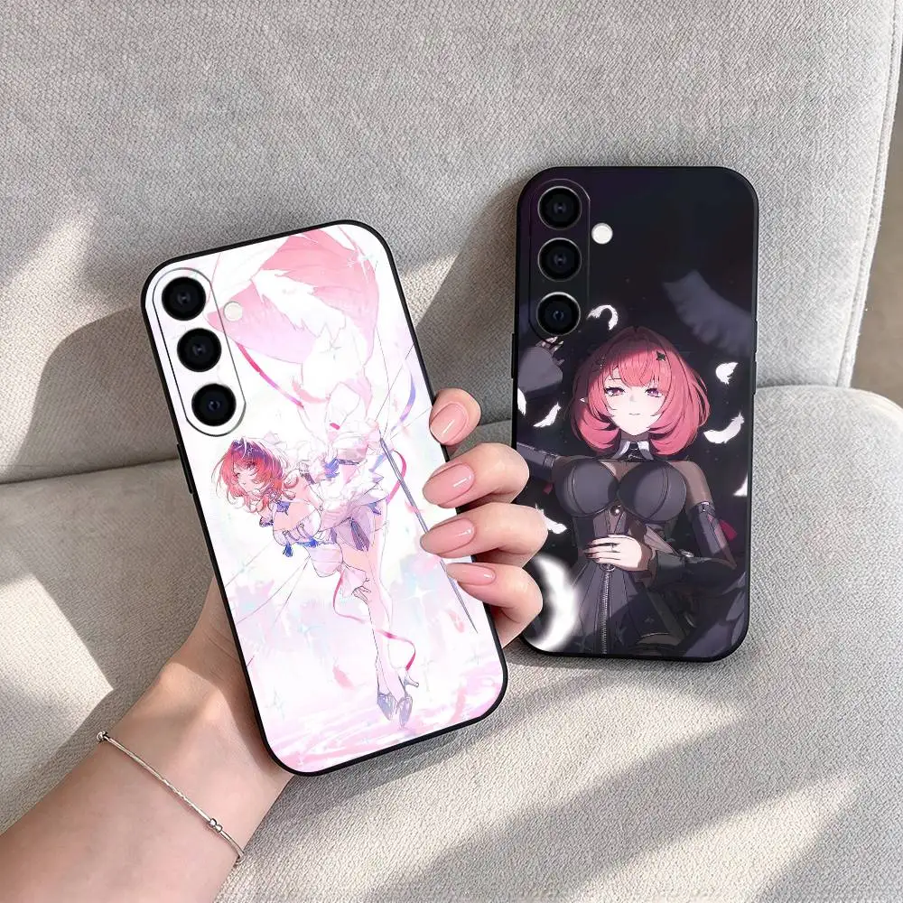 Remielle Dan Zenless Zone Zeros gift Phone Case Black Silicone Soft For Samsung Galaxy A73,A72,A71,A70,A53,A52,A51