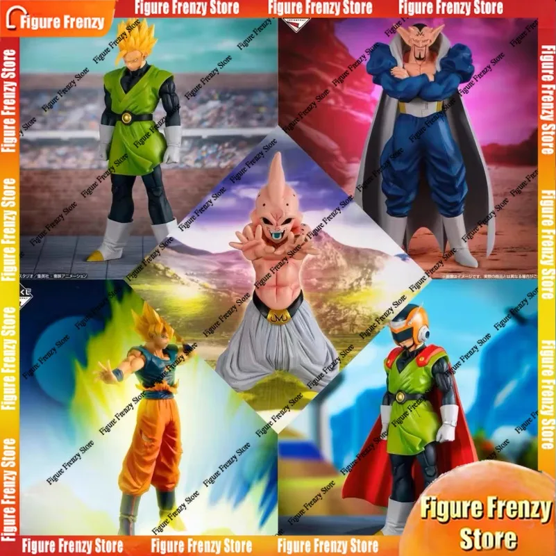 

Bandai-Dragon Ball Z action figures, Ichiban Original model, KUJI, Dabura, Son Gohan, Majin, Buu, Son Goku, collectible toy