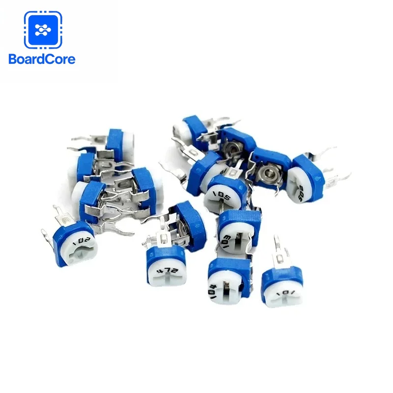 65PCS RM065 Potentiometer Adjustable Resistor 100 200 500 1K 2K 5K 10K 20K 50K 100K 200K 500K 1M Ohm Set