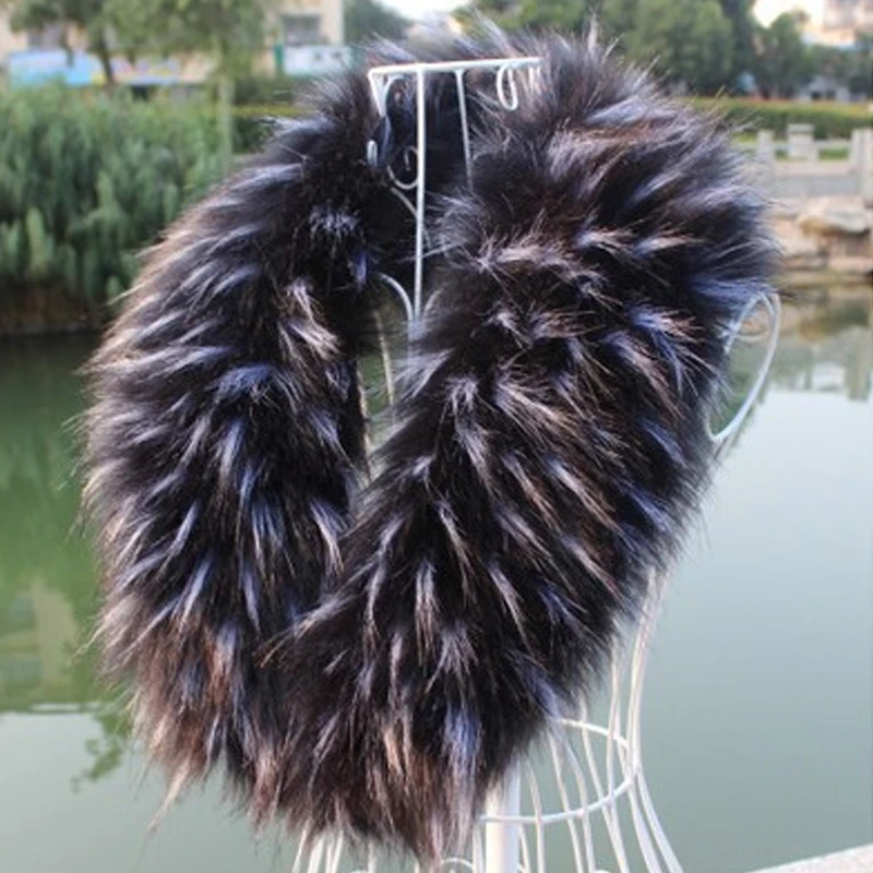Écharpe en Fausse Fourrure de Renard pour Femme, Col Chaud en Laine Artificielle, Châle pour Dame, Bande de Coupe, Manteau, Chapeau, Accessoires