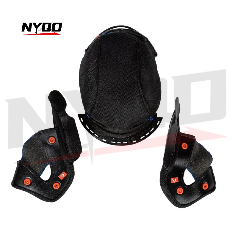 MT Thunder 3 JET Bantalan Telinga Liner Helm Aksesori MT Asli Lapisan Pengganti dan Bantalan Telinga Cascos Para Moto