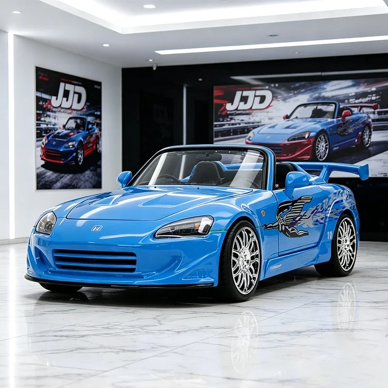 

JADA 1:24 Mia S2000 JDM 2001 Alloy Car Diecasts & Toy Vehicles Car Model Miniature Scale Model Car For Children Birthday