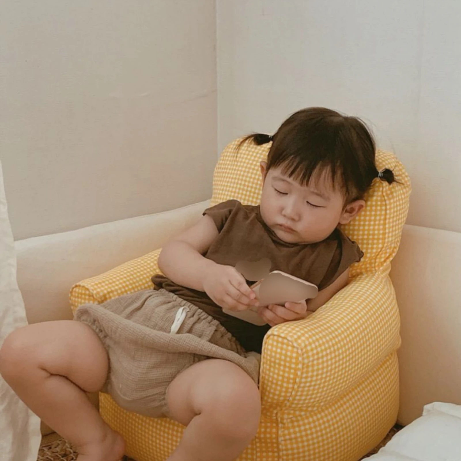 

Kids Sofa Chair Removable Cover Child Armchair Kids Armchair Compact Foam Child Couch Comfortable Support