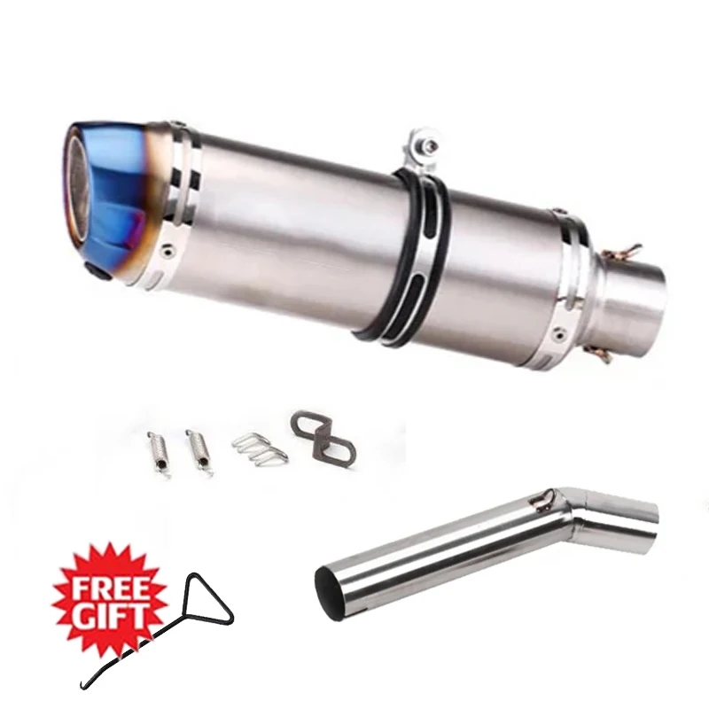 For Yamaha FZS 600 Fazer 1998 - 2003 For Honda CB1300 2003 - 2013 Motorcycle Exhaust Moto Escape Mid Link Pipe DB Killer Muffler