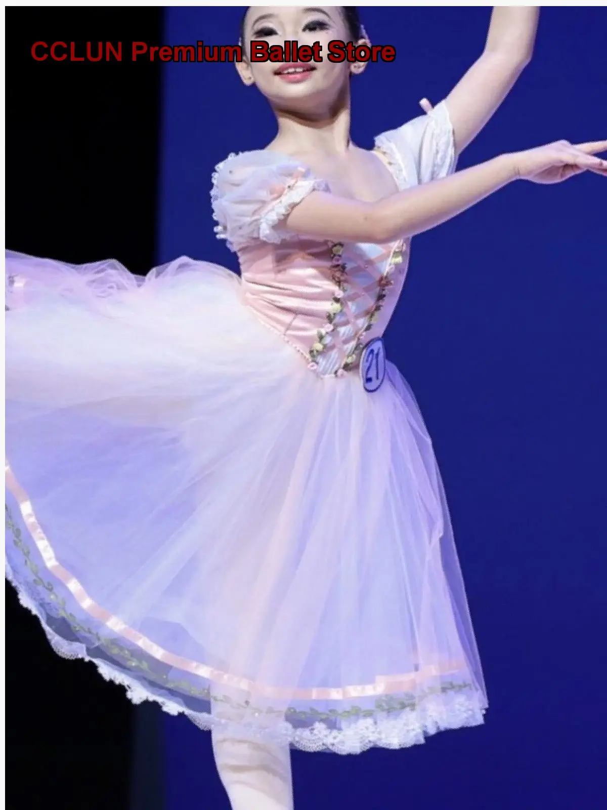 Vestidos de tutú de tul largo para mujer adulta, Giselle y Coppélia, para danza profesional, para niñas y niños.