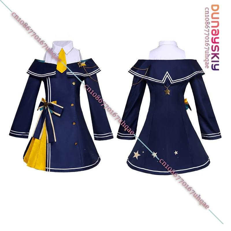 ANIME Project Sekai Colorato Costumi Cosplay di Scena Uniforme Scolastica Parrucche Set S-3XL Tenma Saki Anime Costume di Carnevale Delle Signore