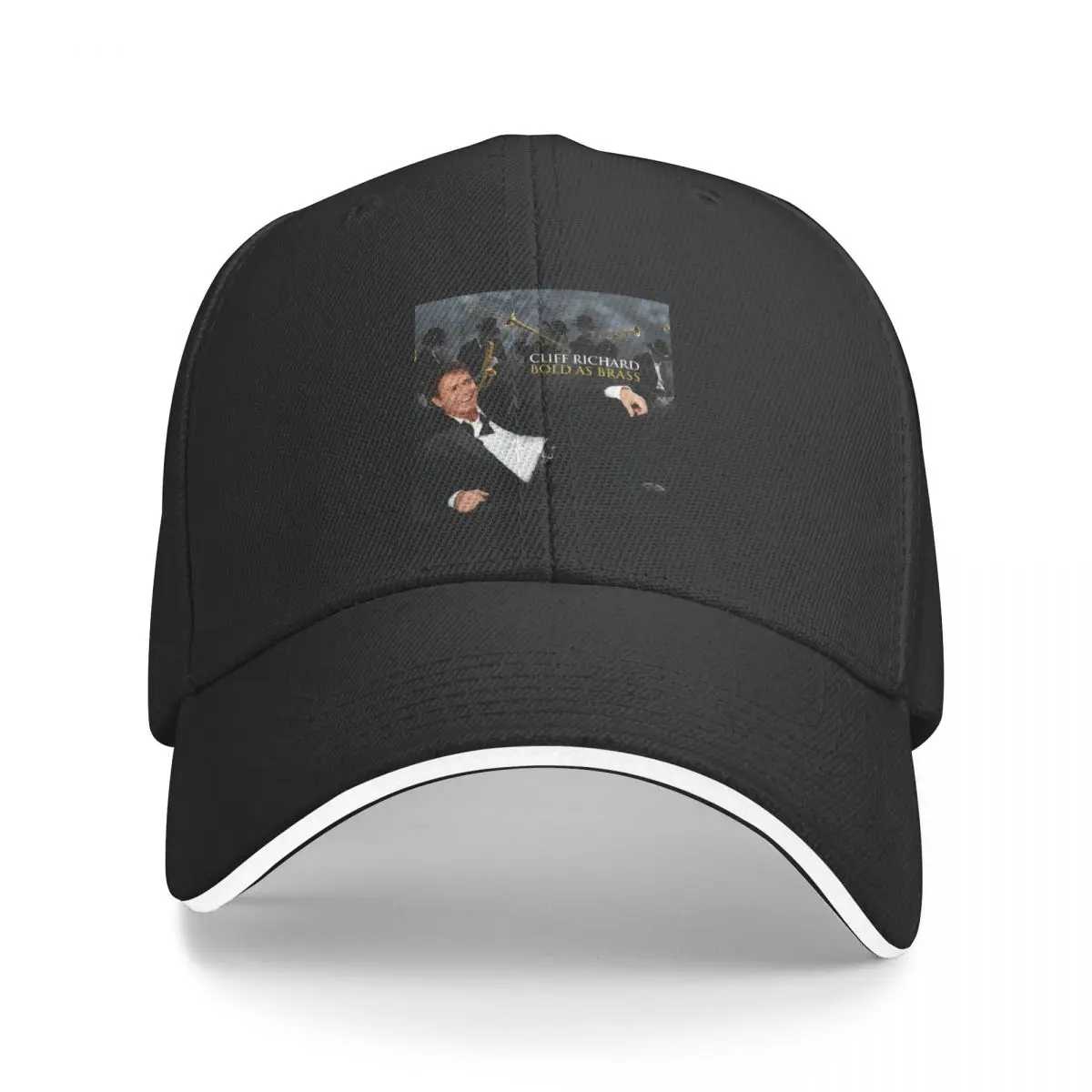 cliff richard bold as brass Baseball Cap derby hat Golf Cap Women's Hats For The Sun Men's