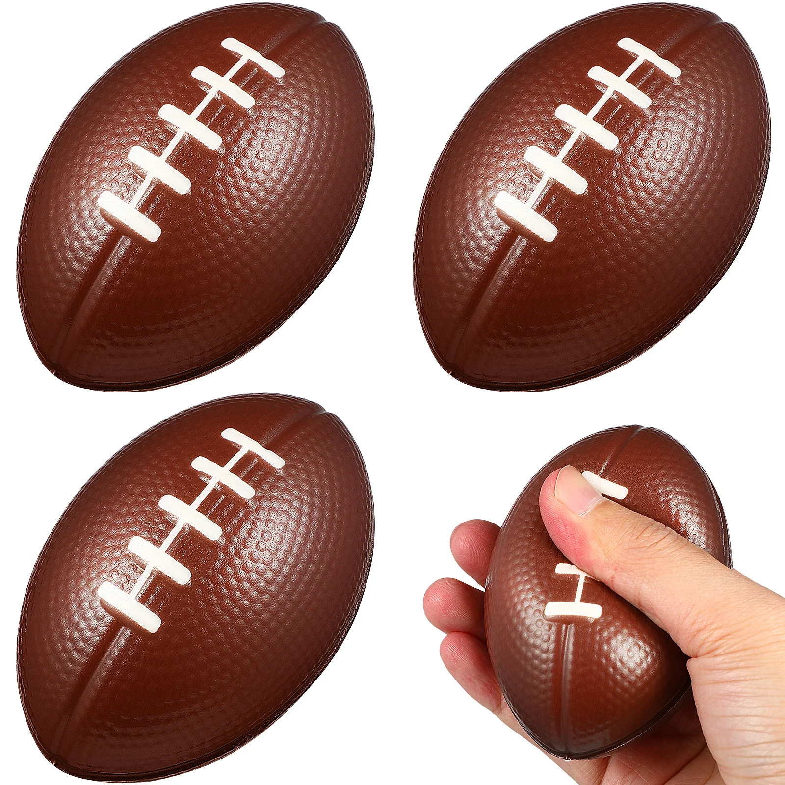 3 Stück Mini-Sport-Quetschbälle zum Stressabbau und zur Krafttraining, ideal für Partygeschenke, Aktivitäten im Hinterhof, Pool, Spielaktivitäten