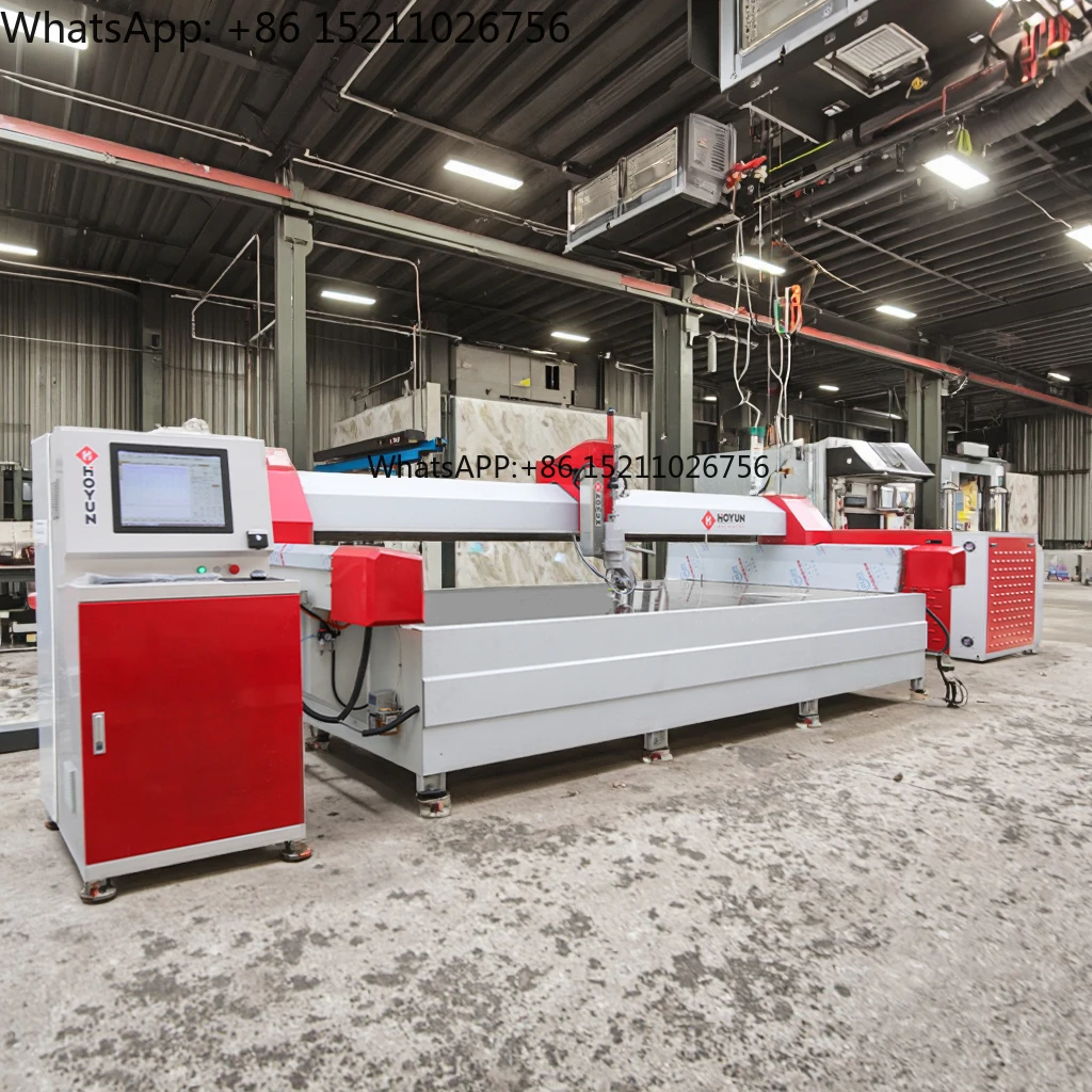 2025 CNC Sawjet 5 محور جسر الحجر المنشار آلة قطع الحجر المياه النفاثة آلة قطع الرخام