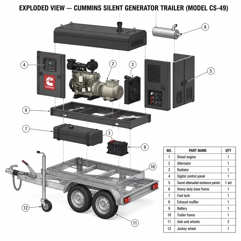 Factory Direct Generator Set, 600kw, 220/400, Suitable for Any Harsh Environment, Sand and Dust Prevention