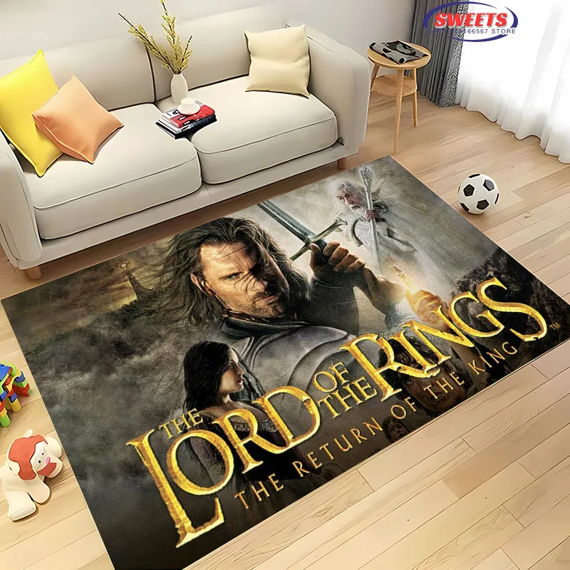 The Return of The King Carpet, Living Room Bedroom Bed Mat, Comfortable Non-slip Durable Rug, Modern Simple Style, Washable Rug