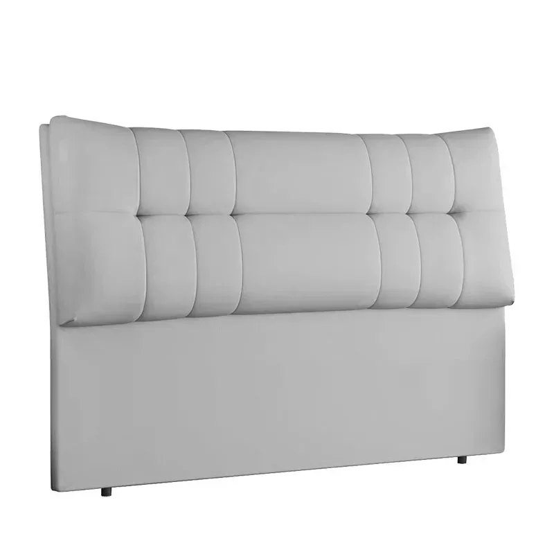 

Customized Bedside Soft Bag Backrest Modern Simple Floor-to-ceiling Separate Leather Single Purchase Solid Wood Backplane
