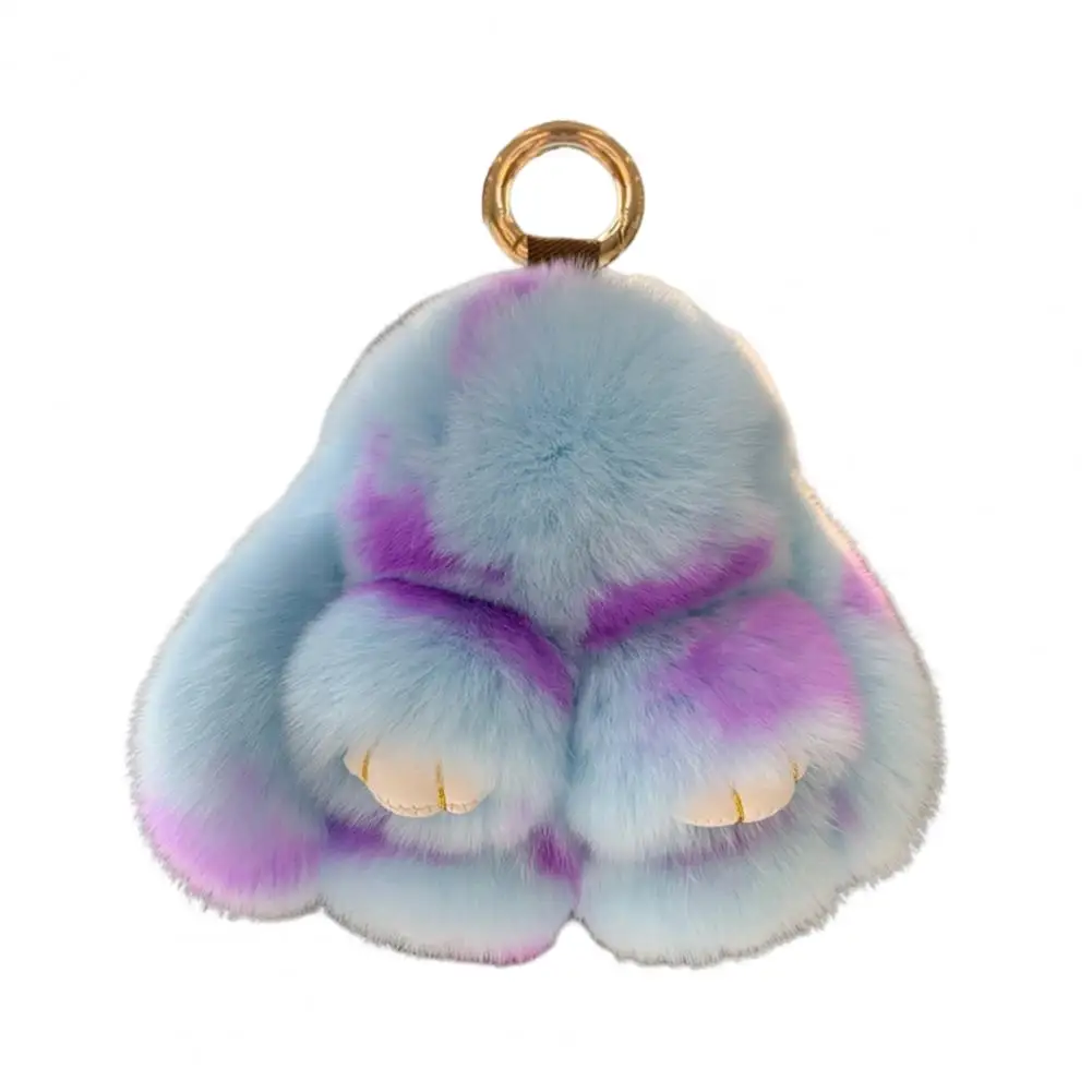 Cute Rabbit Keychain Adorable Plush Bunny Rabbit Doll Keychains Backpack Decor for Girls Gifts Plush