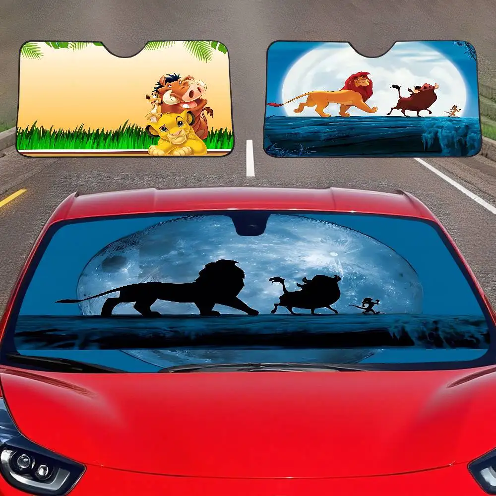 The L-Lion King Car Sunshade Curtains Windscreen Cover Windshield Car Window Sun Shade Auto Visor Car Accessories