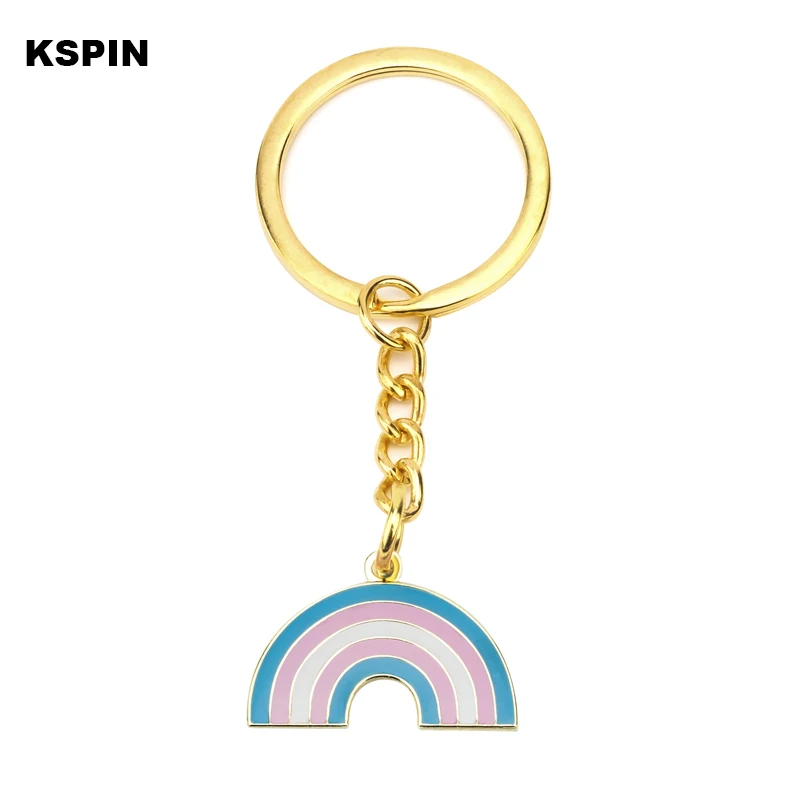 Asexual Rainbow Bisexual pride Transgender pride Demisexual Pride Key Ring Lapel Pin Brooches Pins Flag badge Brooch Badges