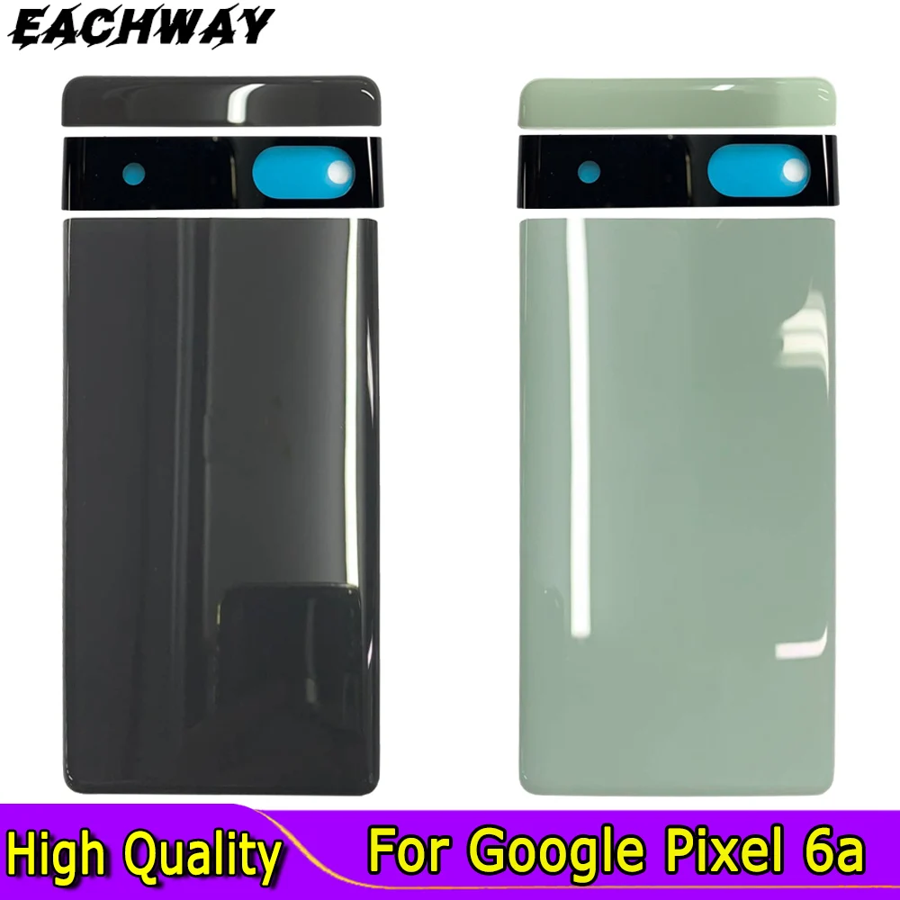 

Pixel6a For Google Pixel 6a Back Battery Cover Replace Parts For Pixel 6a Back Glass Strips GX7AS For Pixel 6a Back Camera Lens