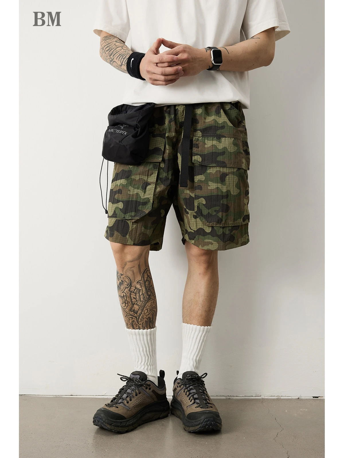 

Cargo Shorts Mens Summer Mountain Outdoor Quick Dry Breathable Camo Lightweight Casual Trendy Mid Length Multi Pockets Sports