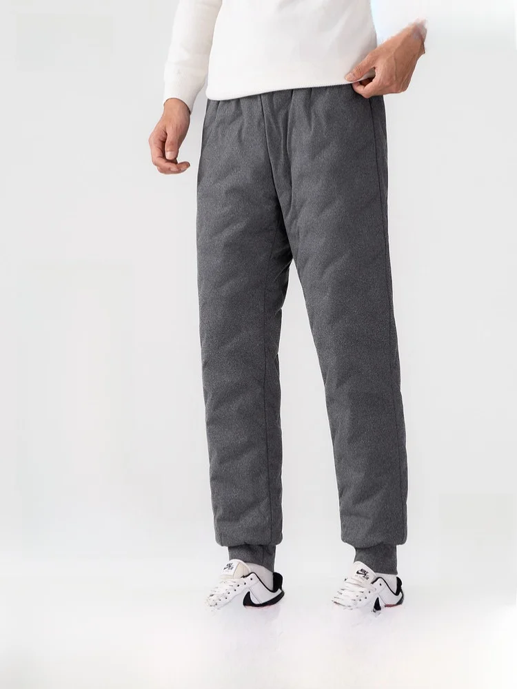 

Snow Flng 2026 Spring New Men's down Pants Faionable Commuting inside And outside Wear Warm Soft Comfortable Long Pants