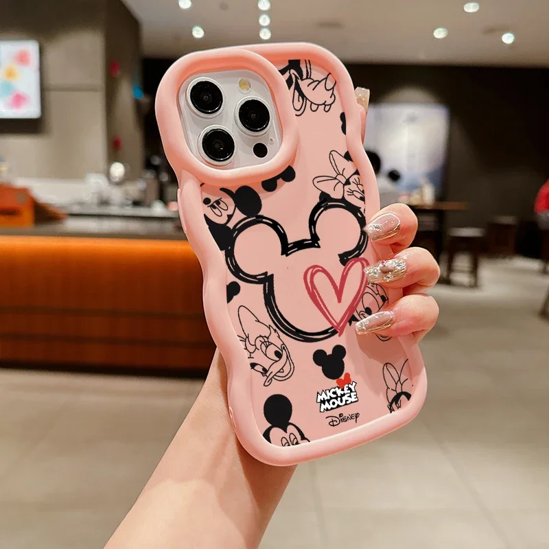 Disney Mickey Minnie Case For Infinix Hot  Note 40 40i 30i 50 Smart 9 8 7 Zero 30 4G Play Tecno Spark 30C 10C 10 8T GO 2025 2024