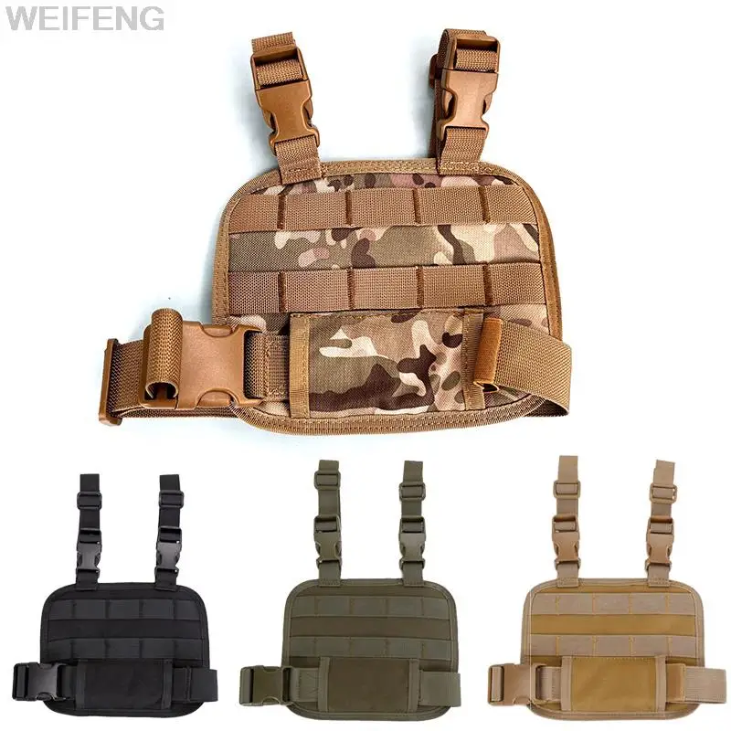 Tactical Drop Leg Platform Hunting Thigh MOLLE Rig Pannel Paddle Adjustable Belt Thigh Straps for Universal Holster