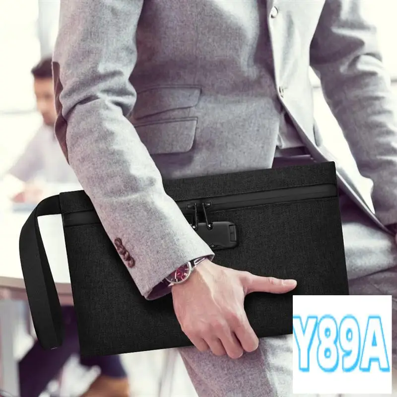 

GO-Lockable Money Bag,Cash Safe Money Bag,Lock Accessory Bag For Men And Women,For Travel, Bank Deposit,Cell Phone