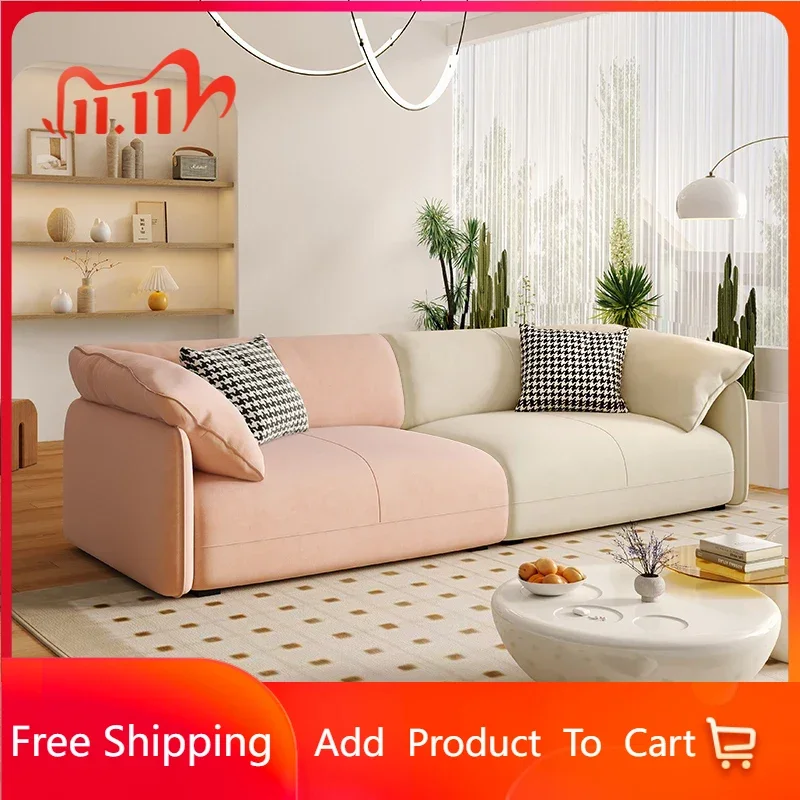 

Foam Velvet Unique Couches Simple Comfortable Solid Wood Designer Modern Sofa Puffs Floor Lounge Sofa Cama Living Room Furniture