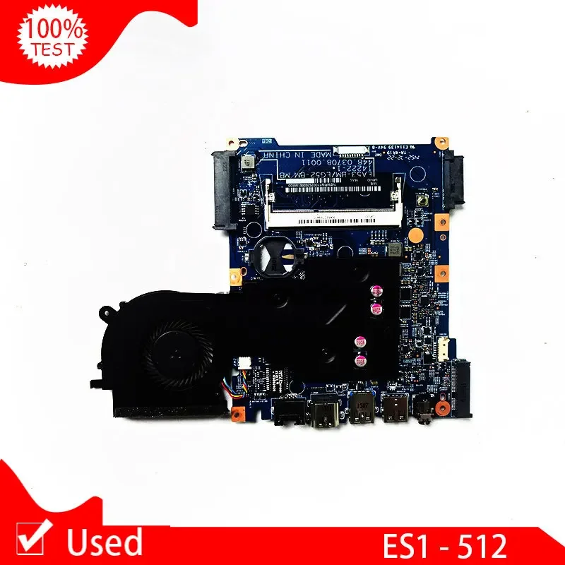 Used Laptop Motherboard For Acer Aspire ES1-512 EA53-BM EG52-BM MB 14222-1 448.03703.0011 448.03707.0011 448.03708.0011