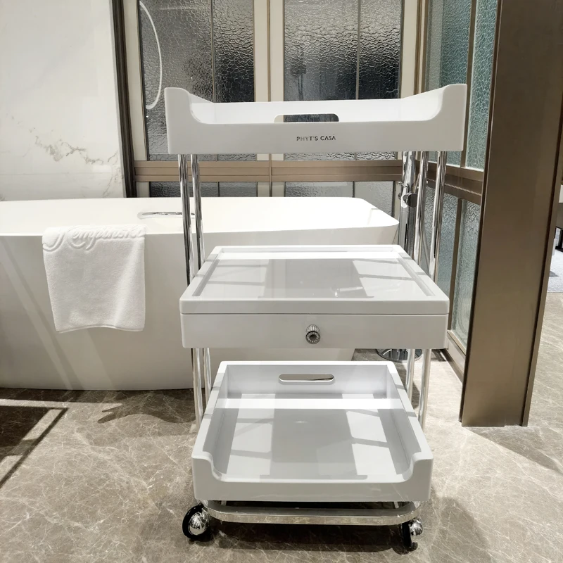 High End Small Cart Beauty Salon Dedicated Tool Car Skin Management Club Shelf