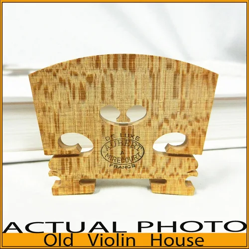 Puente de violín Aubert De Luxe genuino para violín 4/4, fabricado en Francia.
