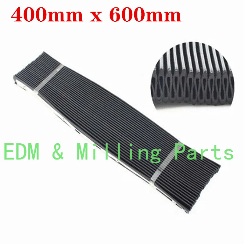 

Bridgeport Milling Machine Rubber Accordion Way Cover CNC Vertical Mill Part 400mm x 600mm For Bridgeport Mill Part