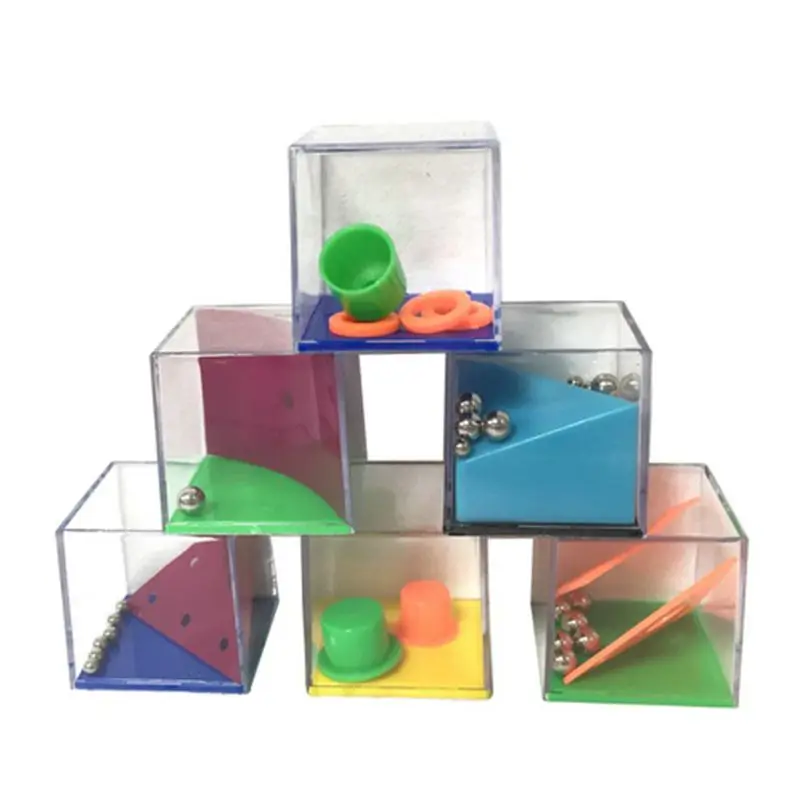 24 Pcs Gravity Balance Bead Set intelligdecompression Puzzle Toy Mini labirinto Cube Game noia alleviare gadget