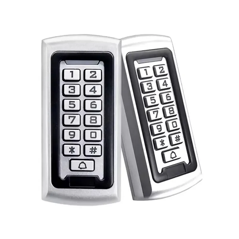 โลหะการควบคุมการเข้าถึงแบบสแตนด์อโลนกันน้ํา IP67 ID 125K /IC 13.56m 2000 ให้คะแนน anti-hit รองรับ Wiegand 26 รูปแบบอินพุต/เอาต์พุต