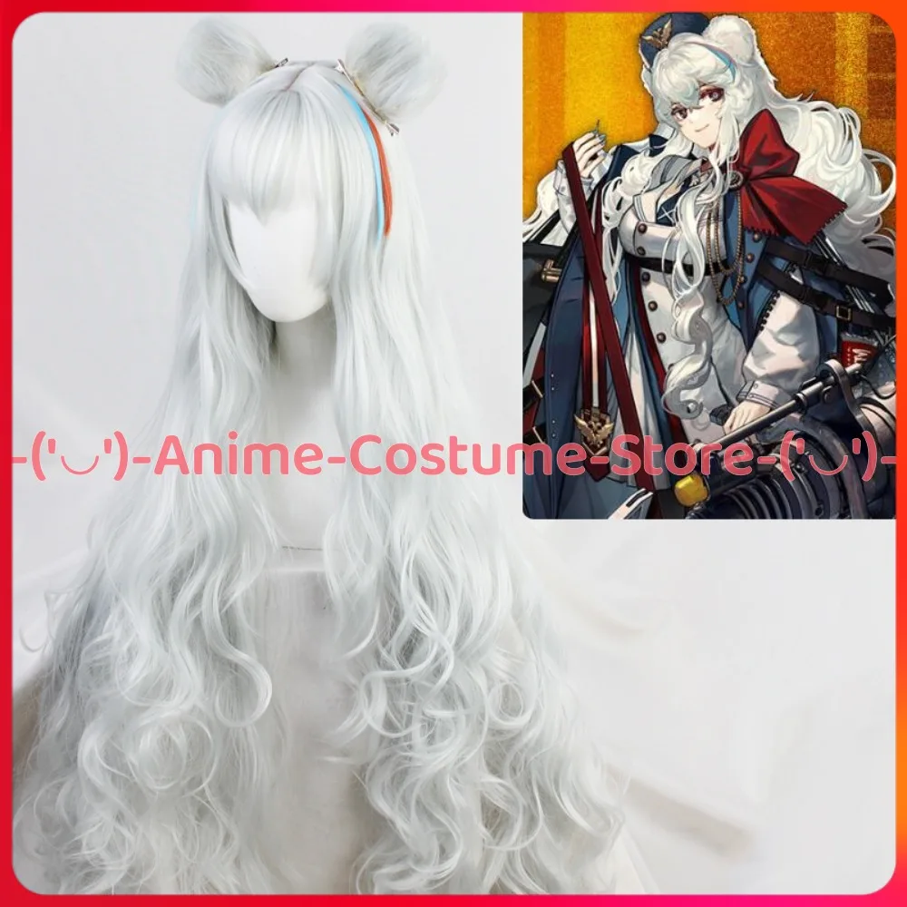 

Arknights Rosa Косплей Парик с Ушками Аниме Игровой Персонаж Хэллоуин Карнавальный Костюм Парики Термостойкие Синтетические Волосы
