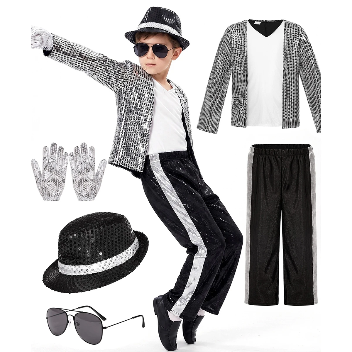 disfraz-michael-jackson-para-ninos-conjunto-accesorios-de-cosplay-michael-jackson-para-actuaciones-y-eventos-conmemorativos