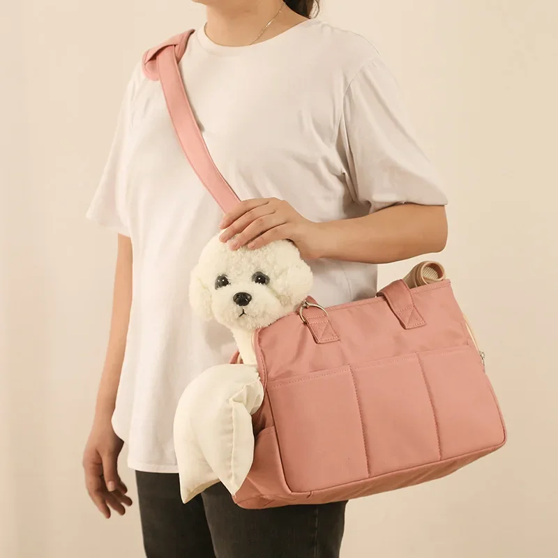 Luxury Cat Outing Carrying Bag Pet Dog Traveling Outing Bag Pure Cotton Large Capacity Send Pillow Pet Outdoor Travel Backpack