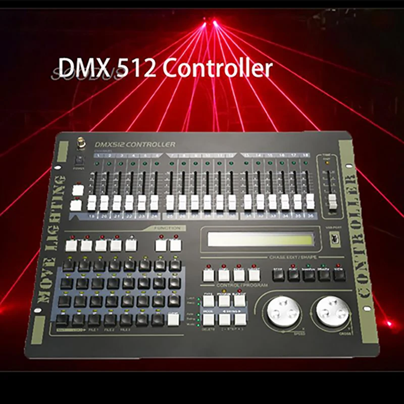 

DMX512 Stage Lighting Controller DJ Stage Light Control Console DMX 512 Stage DJ Light Controller For Live Concert Club Party