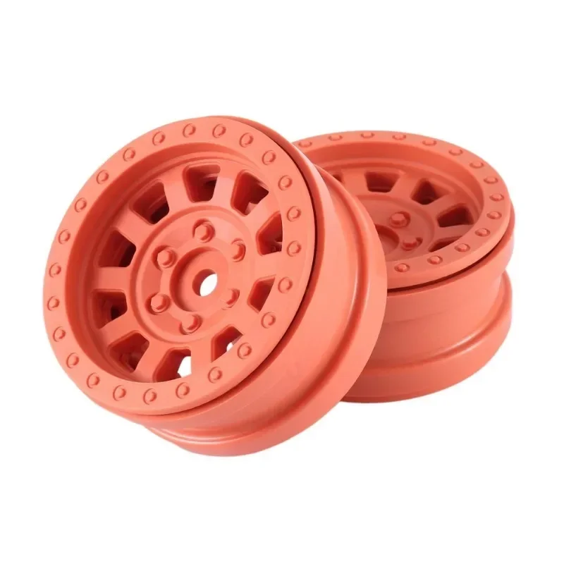 4 STUKS Plastic Beadlock 1.9 ​​in. Wielnaaf Velg voor 1/10 RC Crawler Auto Axiaal