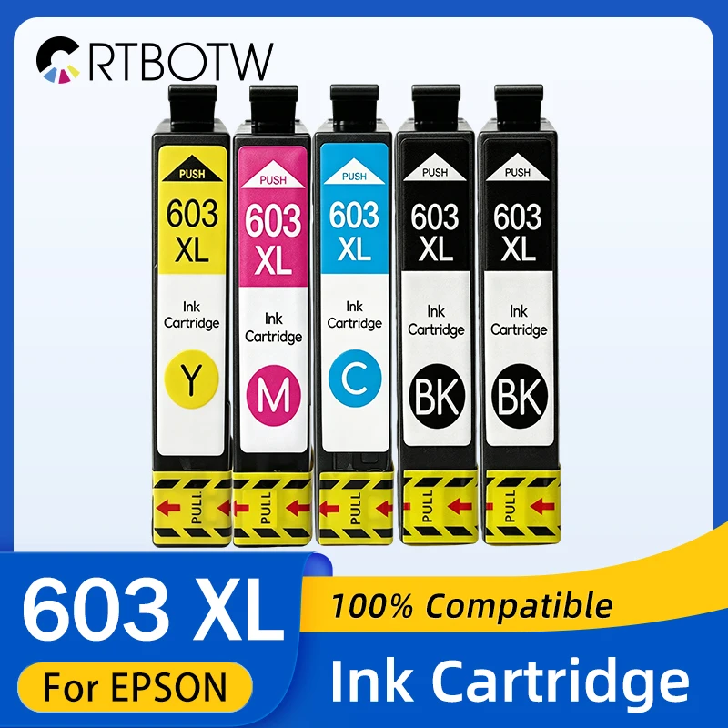 

T603XL Ink cartridge For Epson T603 T 603XL 603 XL Compatible WorkForce WF-2810DWF WF-2830DWF WF-2835DWF WF-2850DWF Printer