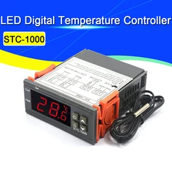 Digitale Temperatur Controller Thermostat Temperaturregler inkubator Relais LED 10A Heizung Kühlung STC-1000 STC 1000 12V 24V 220V