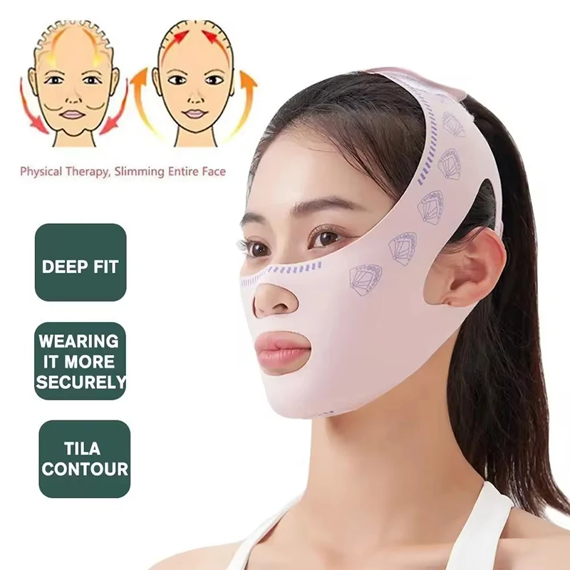 Chin Cheek Slimming Bandage V Shaper V Line Lifting Mask Face Lifting Anti Wrinkle Strap Band Sleeping Mask Beauty Health 2025