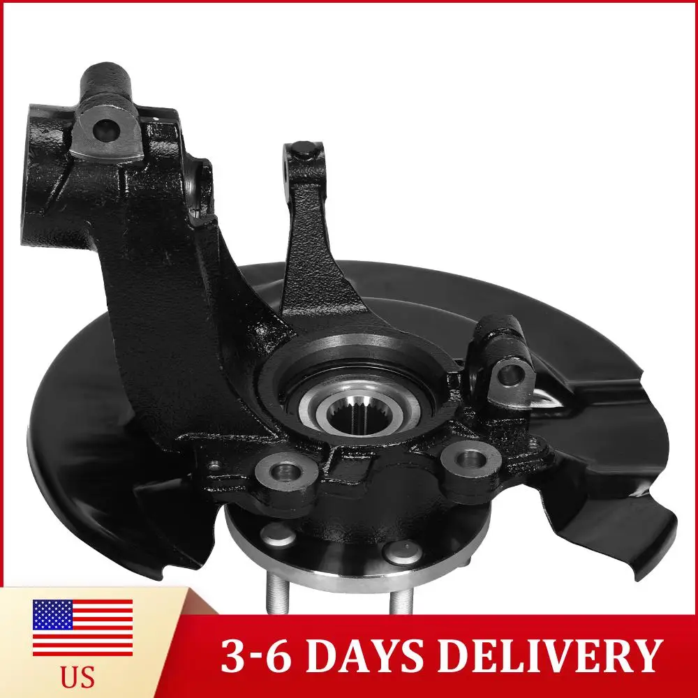 

Front Right Steering Knuckle with Wheel Bearing Hubs Replacement Passenger Side Steering Knuckle for Ford Kuga/Escape 2013-2019