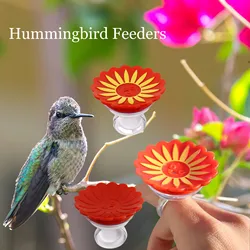 1/2PCS Flower Hummingbird Ring Feeders For Outdoors Bird Feeders Garden Backyard Pet Bird Feeders Yard Bird Feed Drink Supplies