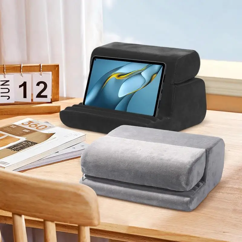 For Cell Phone  Pillow Stand Soft Holder Tablet Stand For Lap Multifunctional Bed & Desk Tablet Stand Tablet Holder Dock Cell