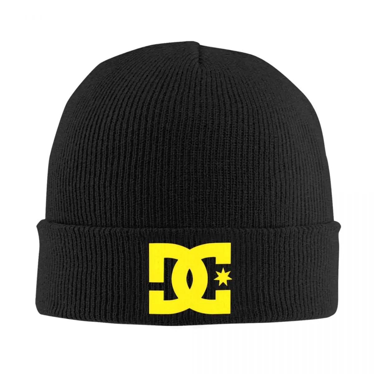 Hat Autumn Winter Skullies Beanies Street DC Shoe Co Logo Cap Unisex Acrylic Bonnet